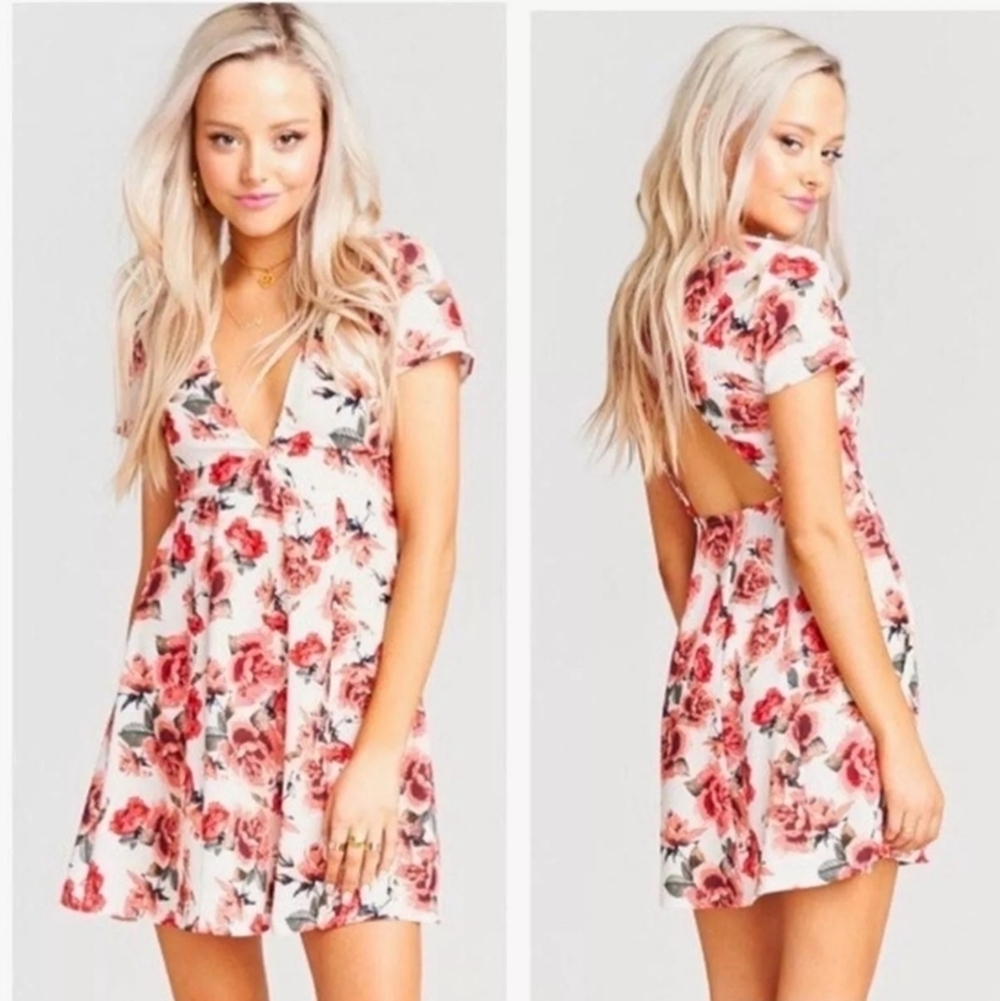 Show Me Your Mumu Ibiza Floral Mini Dress‎